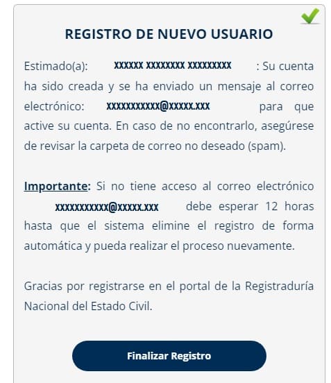 verificar cuenta en la registraduría