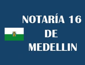 notaría 16 Medellín