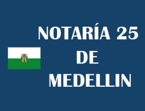 notaría 25 Medellín