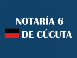 notaría sexta cúcuta