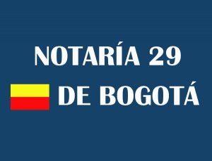 notaría 29 de Bogotá