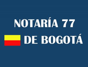 notaría 77 de Bogotá